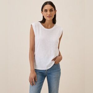 PACT New With Tags! Women's Slub Knit T-shirt- White - Size XXXL Organic Cotton!